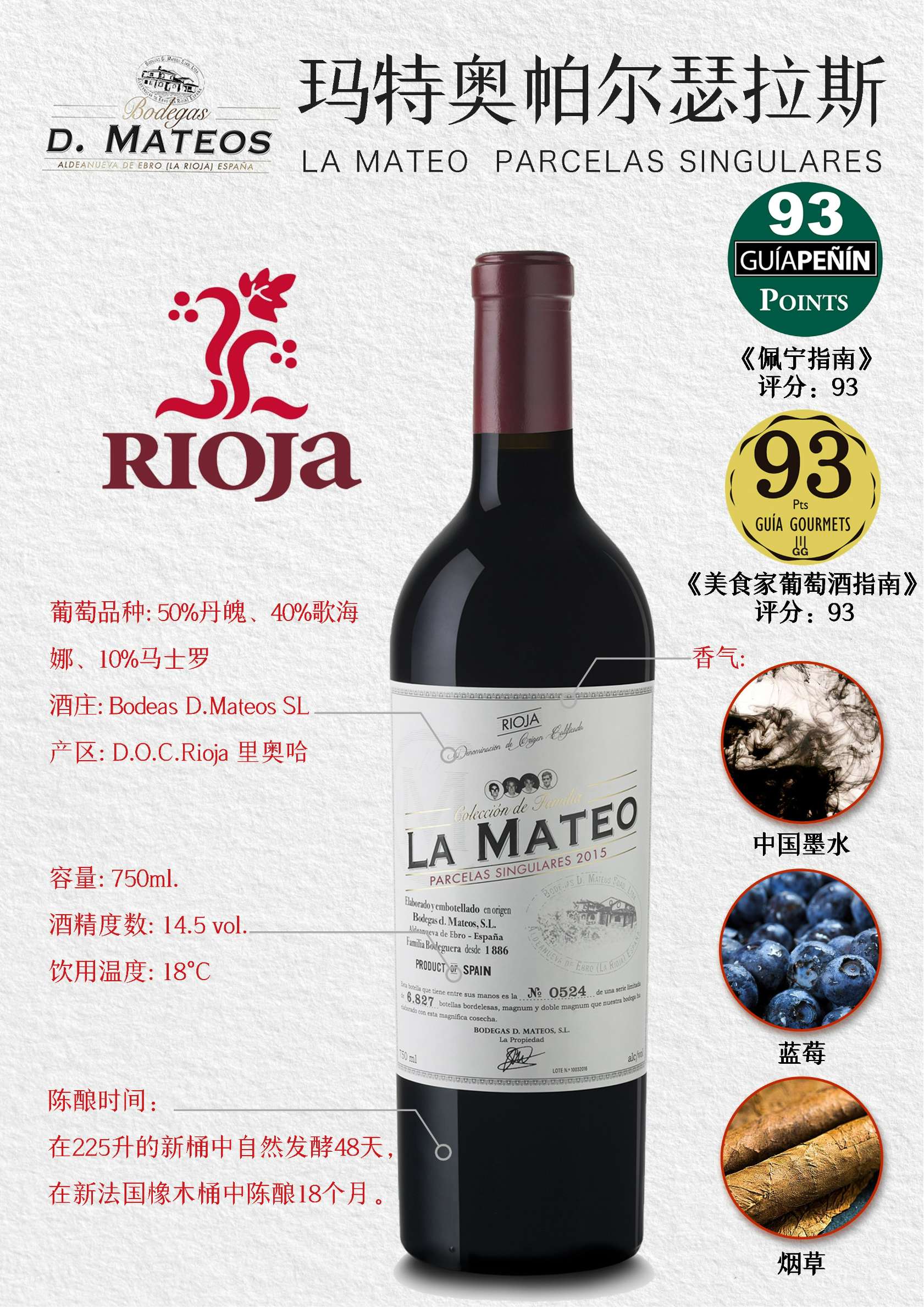 玛特奥帕尔瑟拉斯红葡萄酒