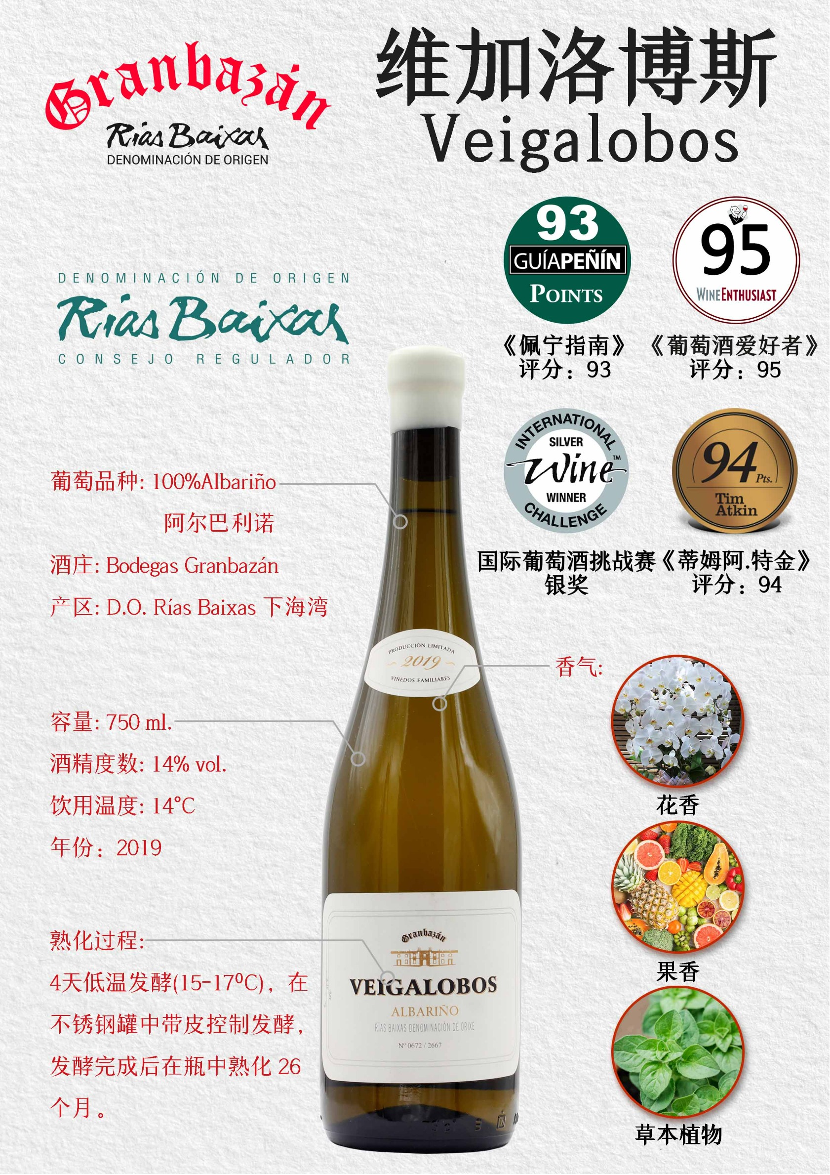 维加洛博斯白葡萄酒